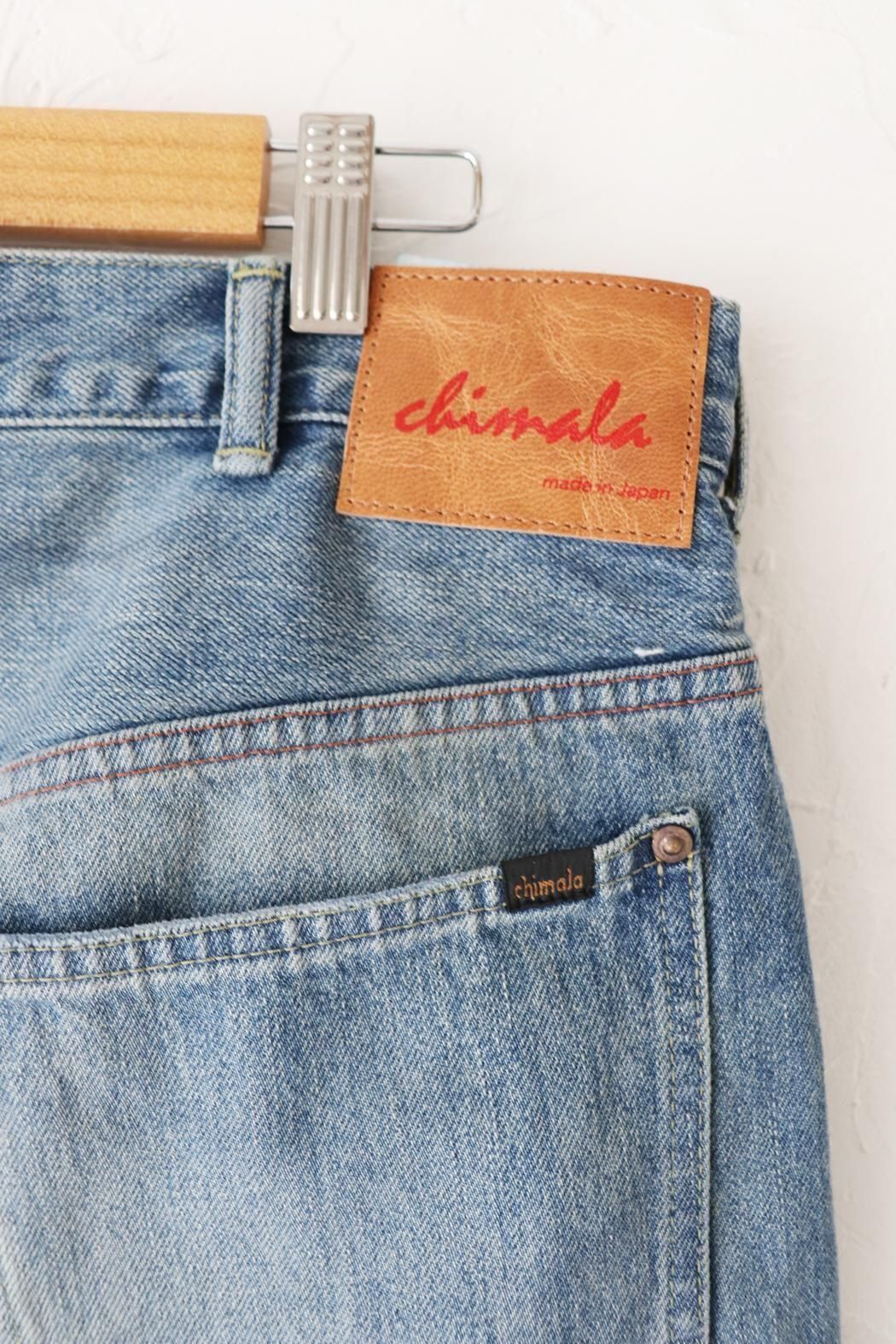 chimala｜チマラ】SELVEDGE DENIM DEEP RISE BAGGY CUT｜深め