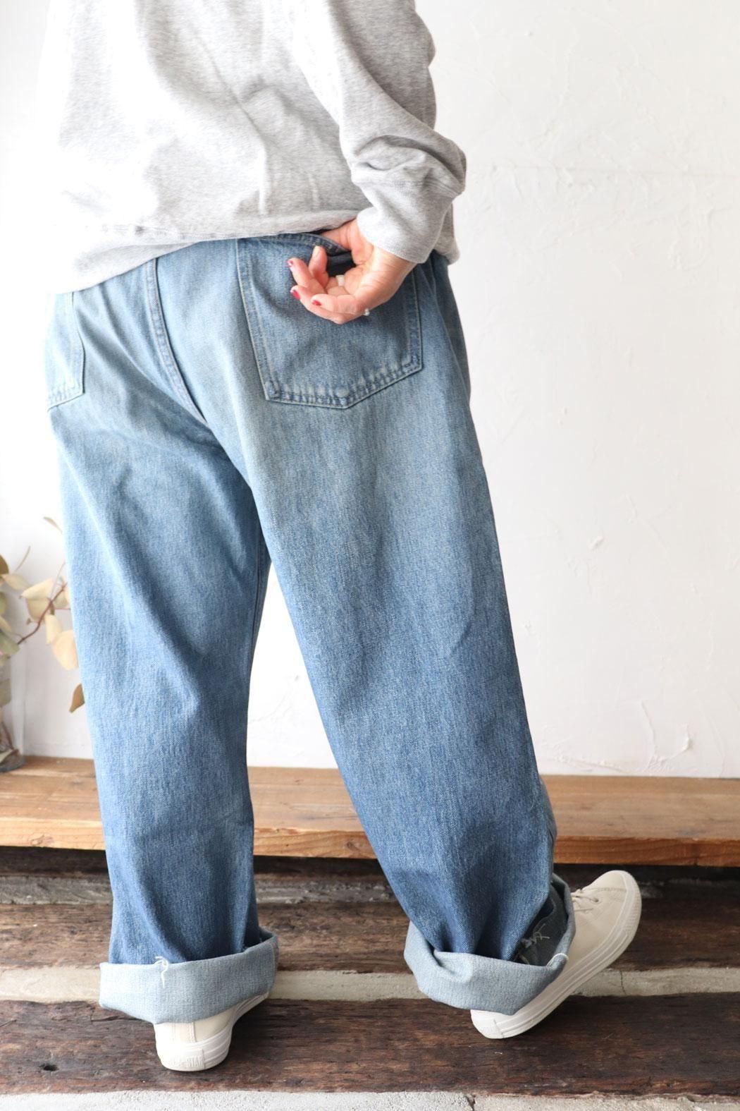 chimala｜チマラ】SELVEDGE DENIM DEEP RISE BAGGY CUT｜深め