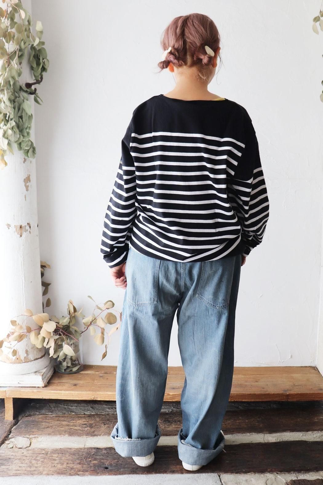chimala｜チマラ】US ARMY STYLE DENIM TROUSERS｜バックベルト付き