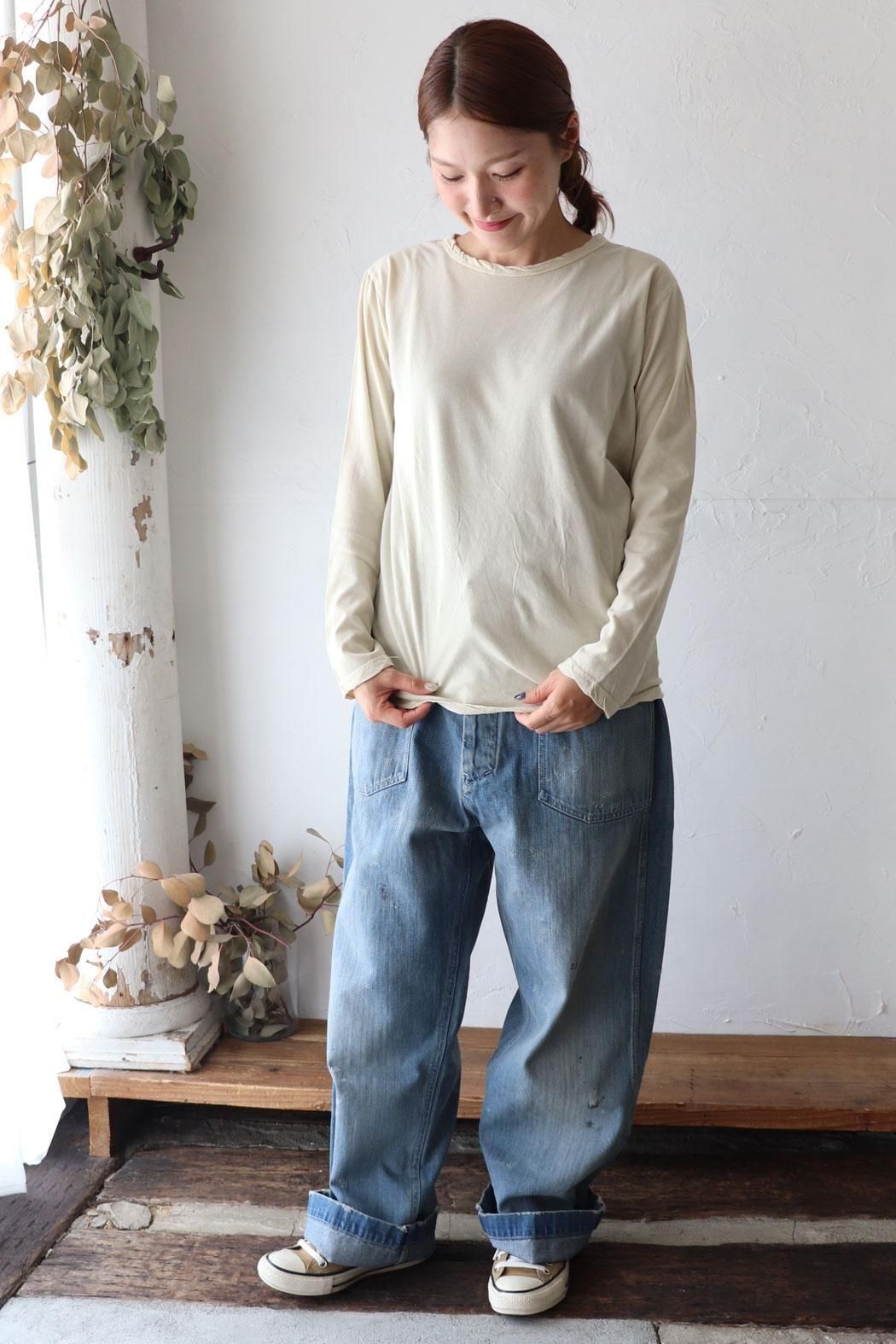 マカロンです　ヴェリテクール２点　ST-023 VVC-055 ST-023<br>サブリナストレッチパンツ - BASIC - Veritecoeur