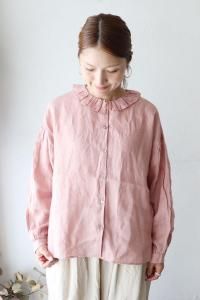 HEAVENLYʥإ꡼Hemp Frillcollar Blouse<img class='new_mark_img2' src='https://img.shop-pro.jp/img/new/icons8.gif' style='border:none;display:inline;margin:0px;padding:0px;width:auto;' />