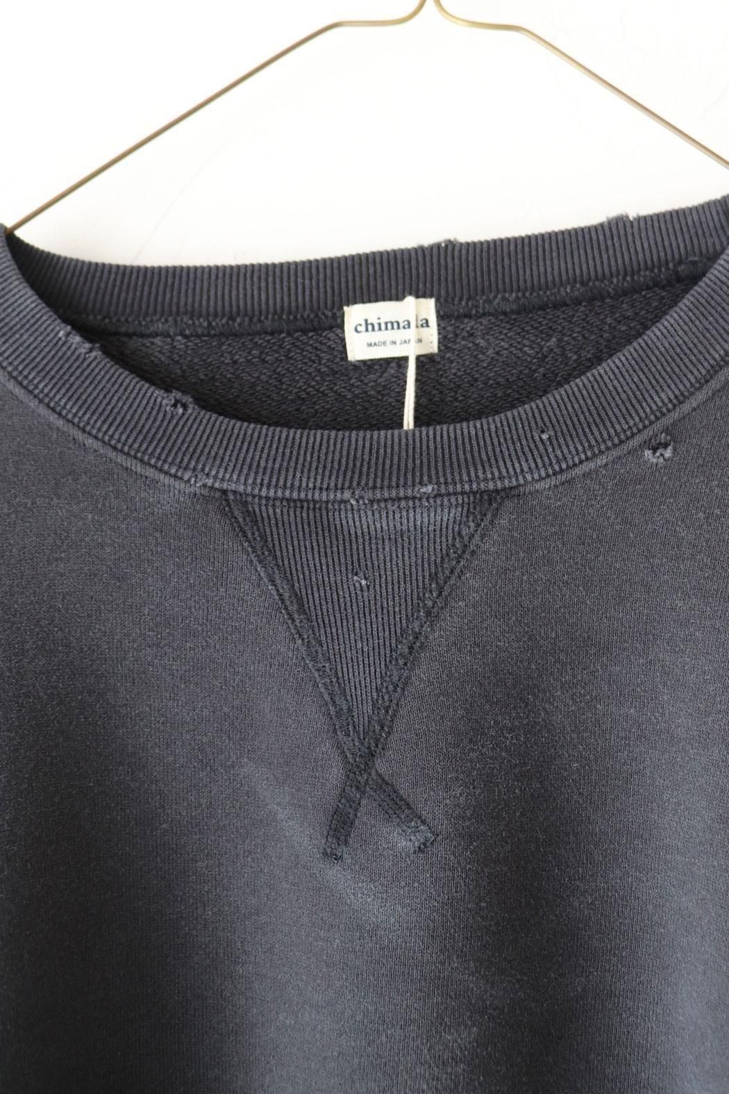 トップス chimala TOP GRAY VINTAGE CREW SWEAT トップス chimala TOP GRAY VINTAGE CREW SWEAT Vintage