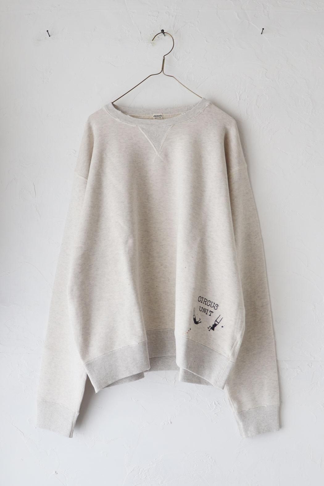 chimala(チマラ)】CREW SWEAT TOP | ルーズさとヴィンテージ感が