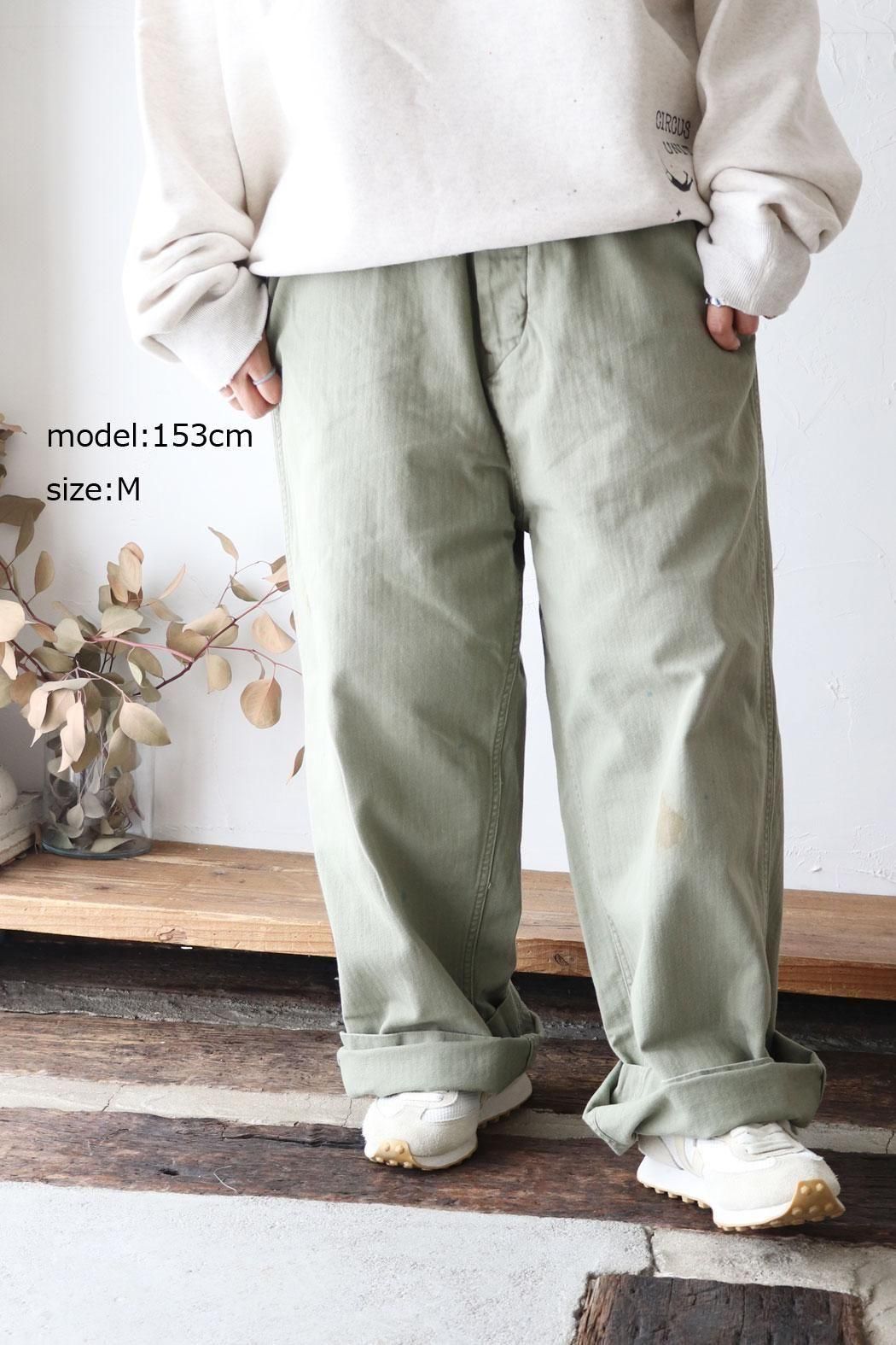 パンツ chimala<br> US ARMY OFFICER'S TROUSERS chimala(チマラ)】US ARMY HARRINGBONE OFFICER TROUSERS