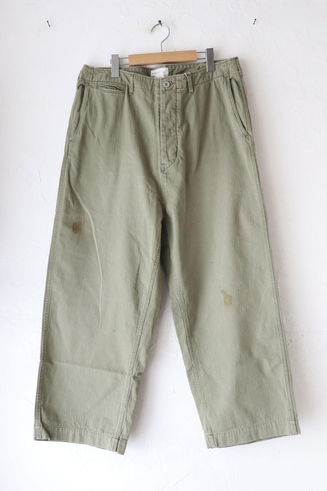 パンツ chimala<br> US ARMY OFFICER'S TROUSERS chimala(チマラ)】US ARMY HARRINGBONE OFFICER TROUSERS