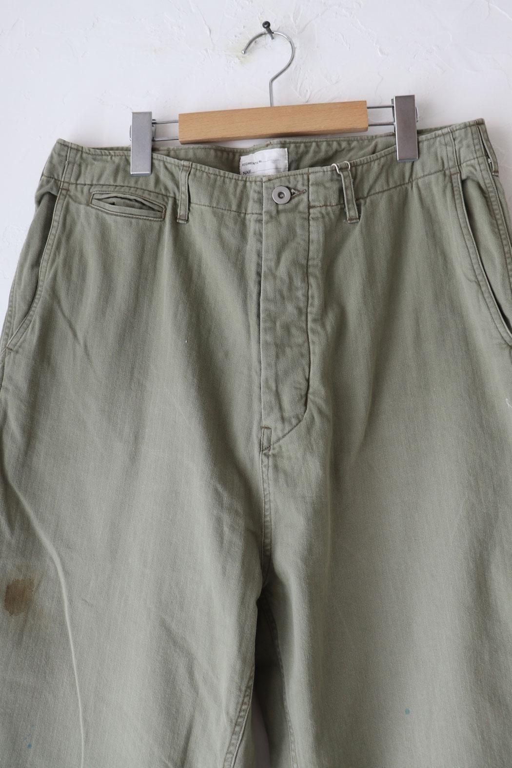 chimala(チマラ)】US ARMY HARRINGBONE OFFICER TROUSERS