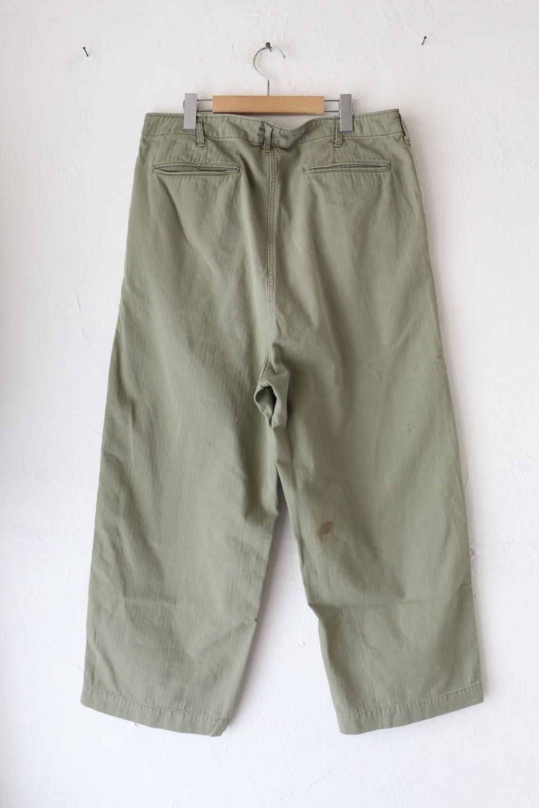 chimala(チマラ)】US ARMY HARRINGBONE OFFICER TROUSERS