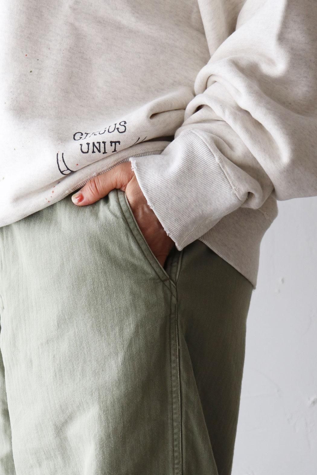 パンツ chimala<br> US ARMY OFFICER'S TROUSERS chimala(チマラ)】US ARMY HARRINGBONE OFFICER TROUSERS