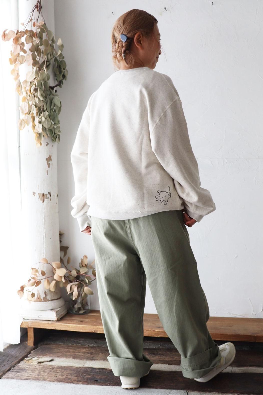 パンツ chimala<br> US ARMY OFFICER'S TROUSERS chimala(チマラ)】US ARMY HARRINGBONE OFFICER TROUSERS | ミリタリー