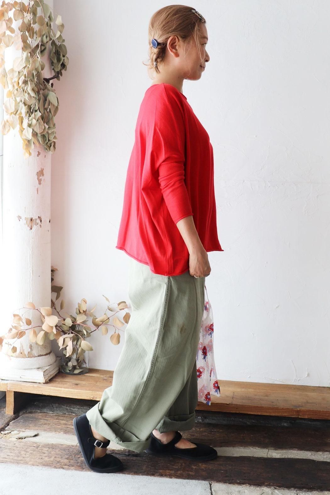 chimala(チマラ)】US ARMY HARRINGBONE OFFICER TROUSERS
