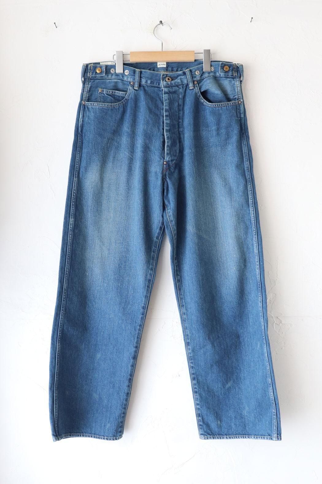 chimala チマラ　デニム　パンツ　パープル　インディゴ chimala(チマラ)】WAIST ADJUSTABLE DENIM PANTS*indigo