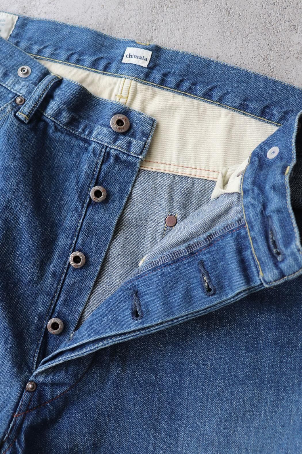 chimala(チマラ)】WAIST ADJUSTABLE DENIM PANTS*indigo