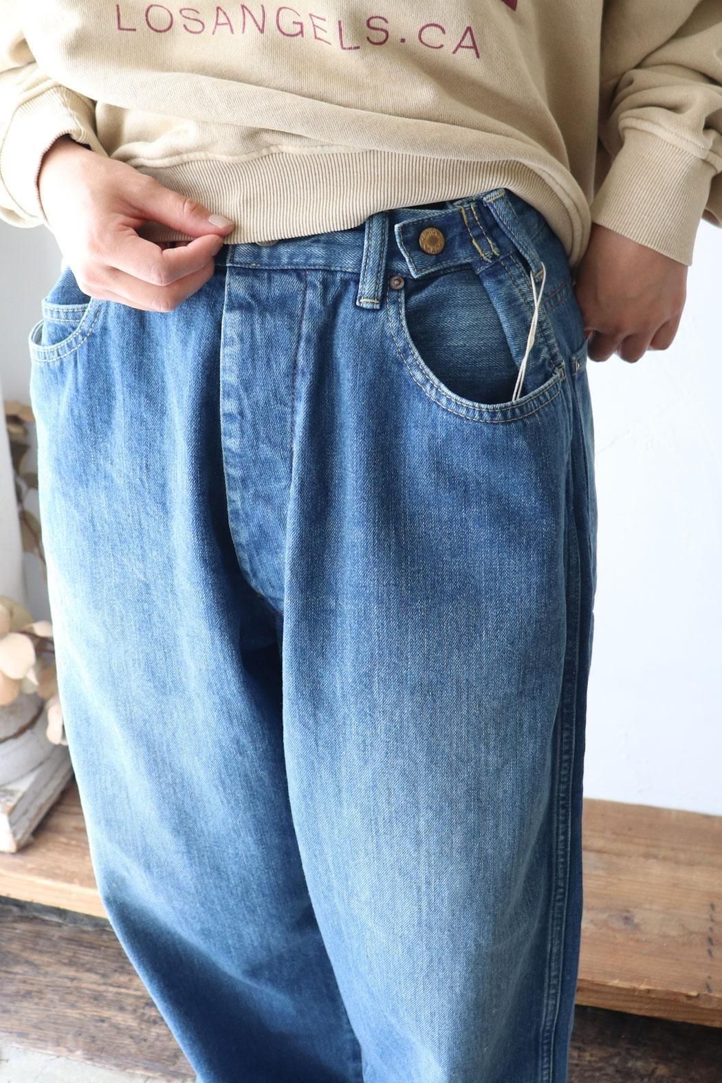chimala チマラ　デニム　パンツ　パープル　インディゴ chimala(チマラ)】WAIST ADJUSTABLE DENIM PANTS*indigo
