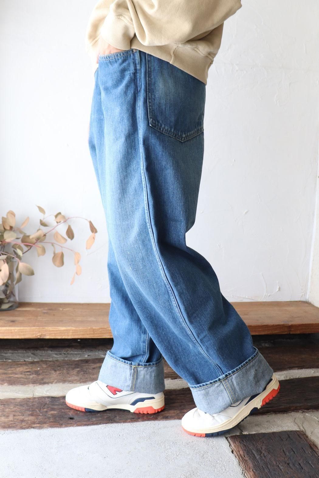 chimala(チマラ)】WAIST ADJUSTABLE DENIM PANTS*indigo