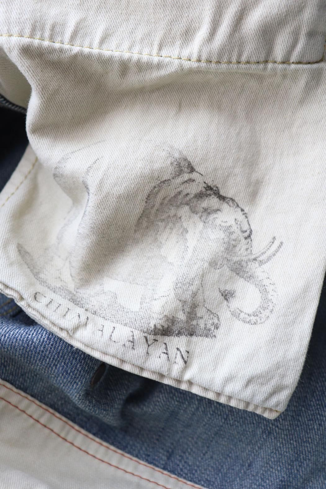 ⭐️希少⭐️　chimala　チマラ　コットン　パンツ　ネイビー　28 chimala(チマラ)】WAIST ADJUSTABLE DENIM PANTS*indigo