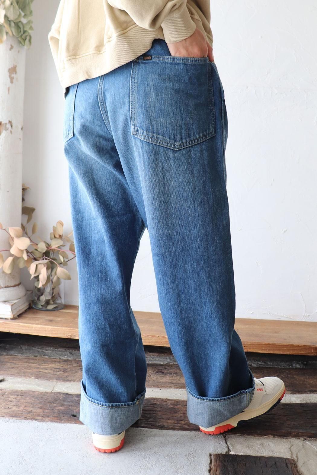 chimala(チマラ)】WAIST ADJUSTABLE DENIM PANTS*indigo