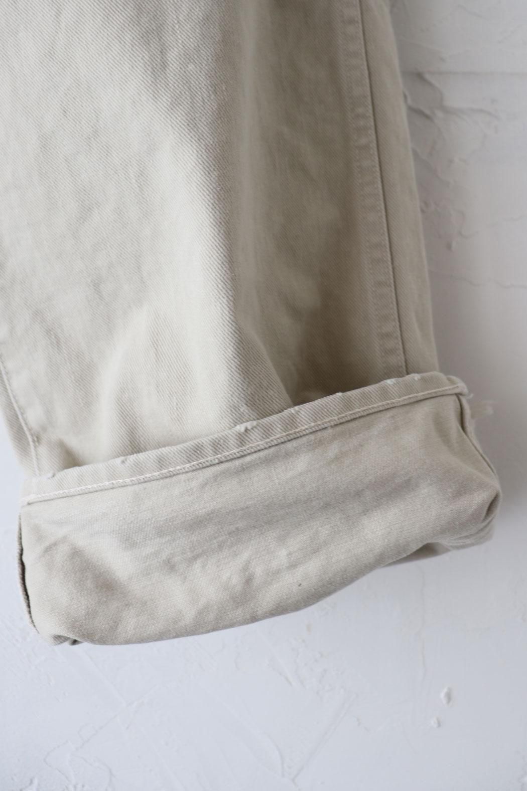 chimala(チマラ)】WAIST ADJUSTABLE DENIM PANTS*ivory | アジャスター