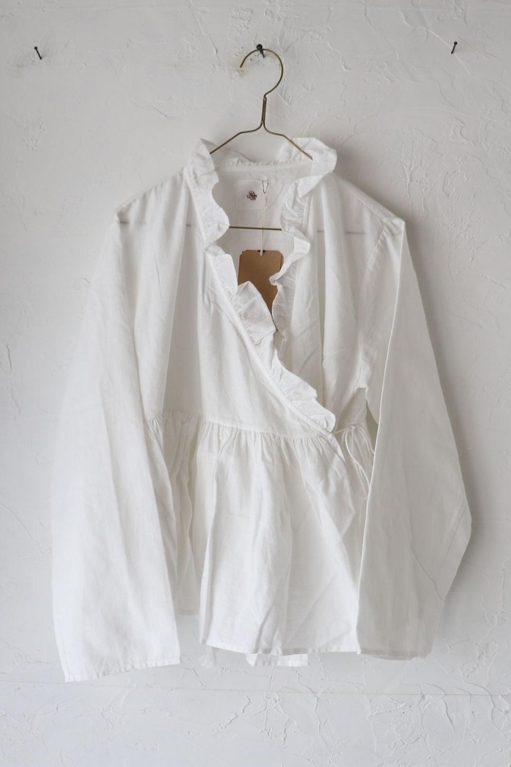 maison de soil｜メゾンドソイル】TWILL COTTON KHADI FRILL