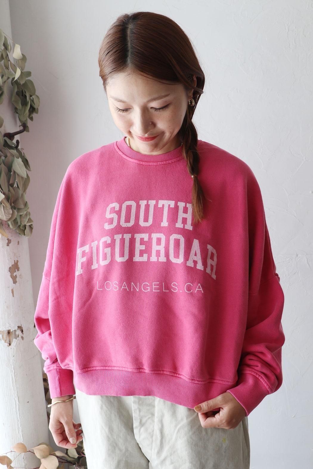 ichi】裏毛ピグメントPO｜ヴィンテージ感漂う、大人カジュアルなロゴ