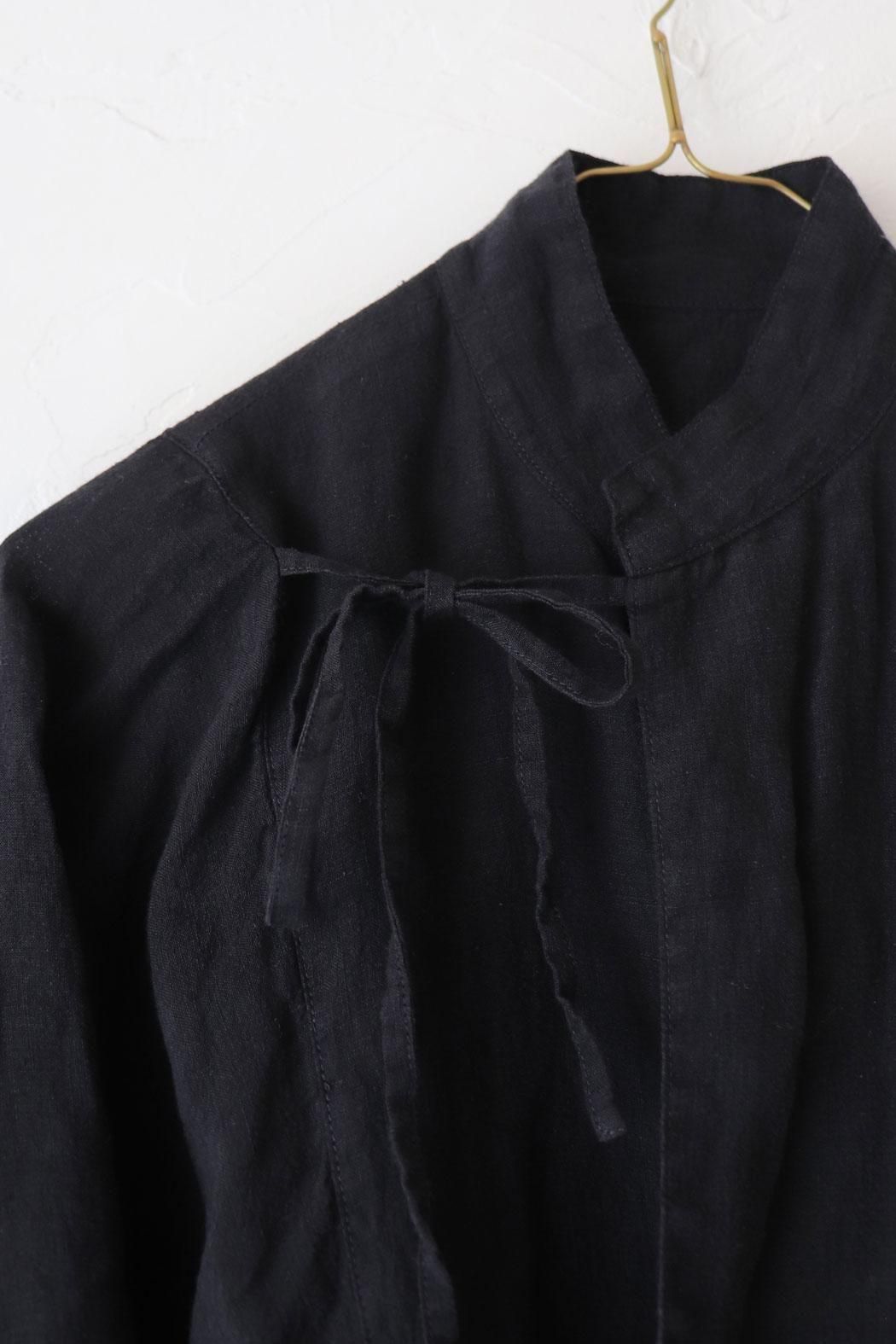 Veritecoeurヴェリテクールウールリネンジャケット チャコールグレー 2 VC-2760<br>リネンカシュクールジャケット - COLLECTION