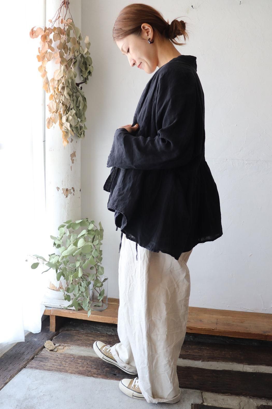 Veritecoeur】VC-2760 リネンカシュクールジャケット｜風合い