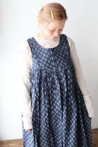 VERITECOEUR スクエアネック ストライプワンピース チュニック 綿 VERITECOEUR スクエアネック ストライプワンピース チュニック