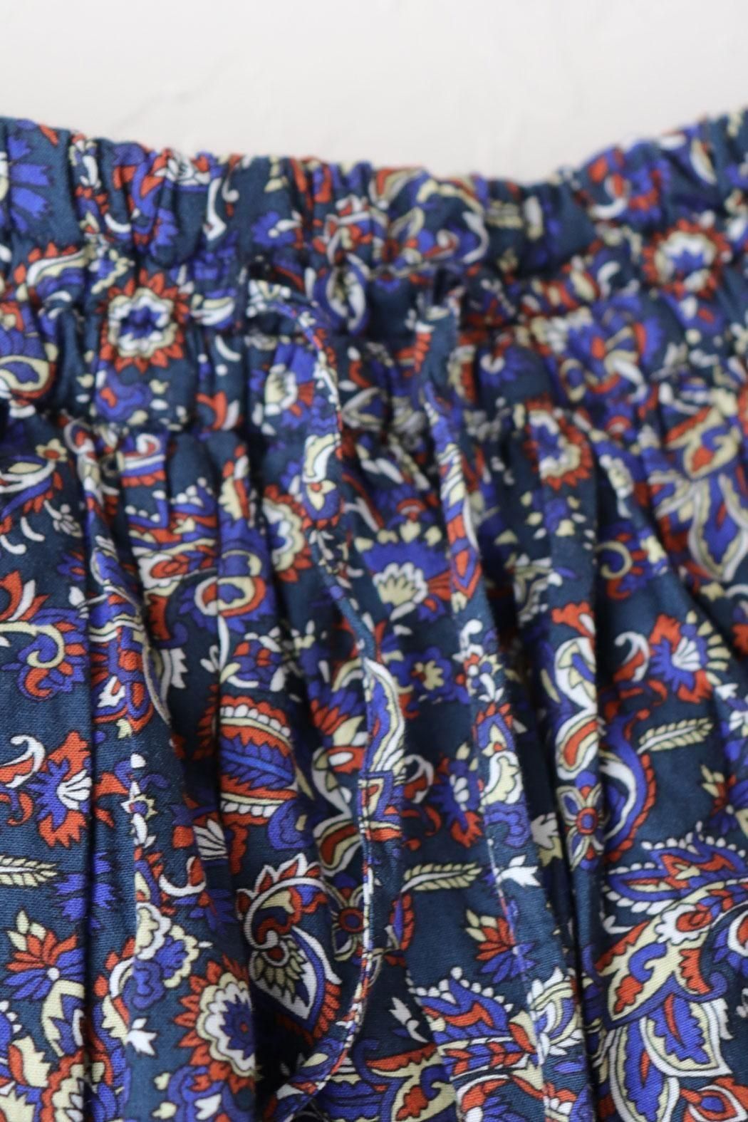 ♥️コユリン♥️今季もの♥️週末限定価格♥️素敵なスカート♥️40 SOIL｜ソイル】 FLOWER PRINT GATHERED SKIRT｜ふんわりコットン
