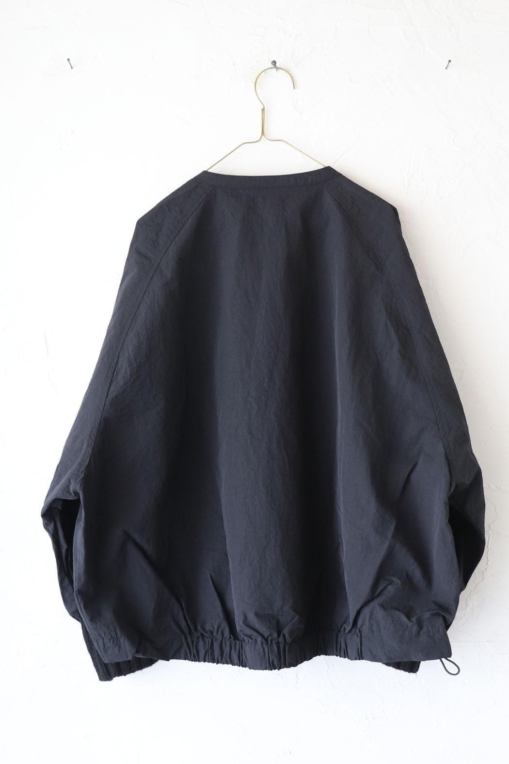 mao made(マオメイド)リブニット付き バンドカラージャケット