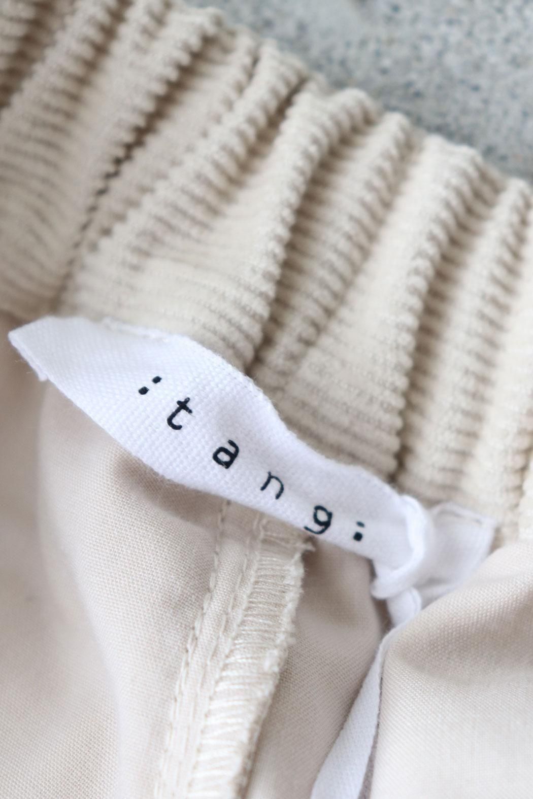 tang コーデュロイパンツ TANG(タング)コットンコーデュロイパンツ | 温かみある