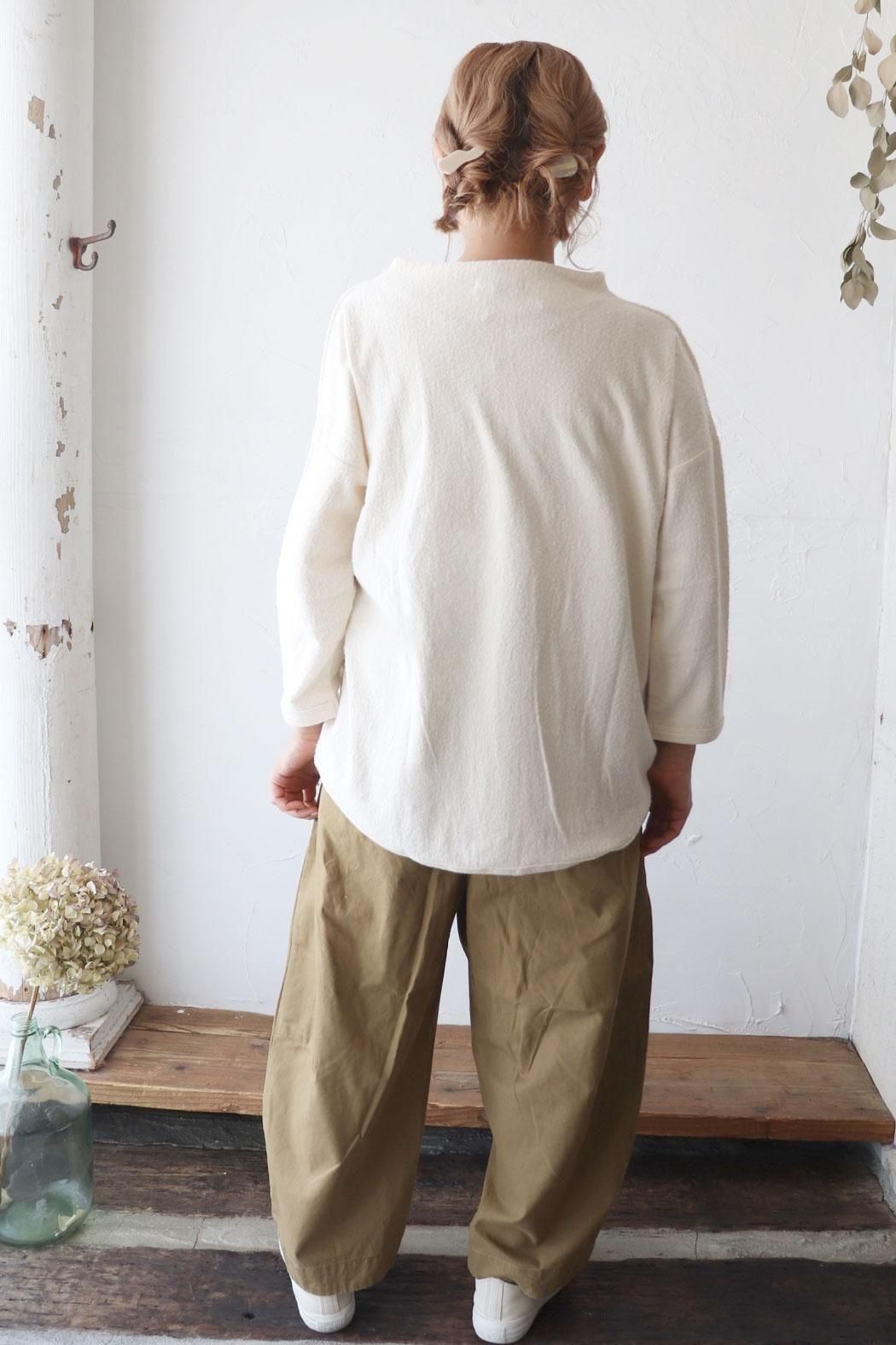 TANG(タング)変形パイルジャガード起毛プルオーバー | ボート