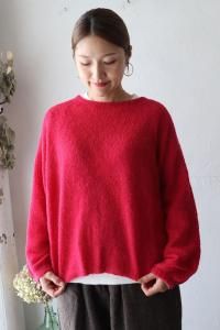 ichi Antiquite's(ƥ) PERU KNIT BOUCLE PULLOVER