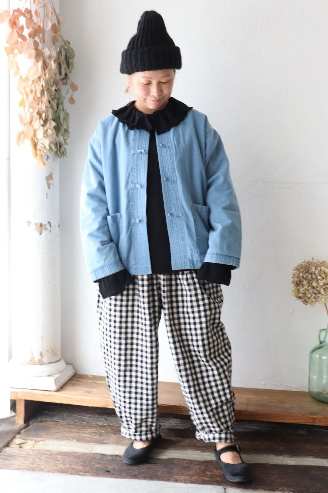 CLIP.TAB】IDGシャンブレー シノワ中綿キルトJK｜大人の個性を