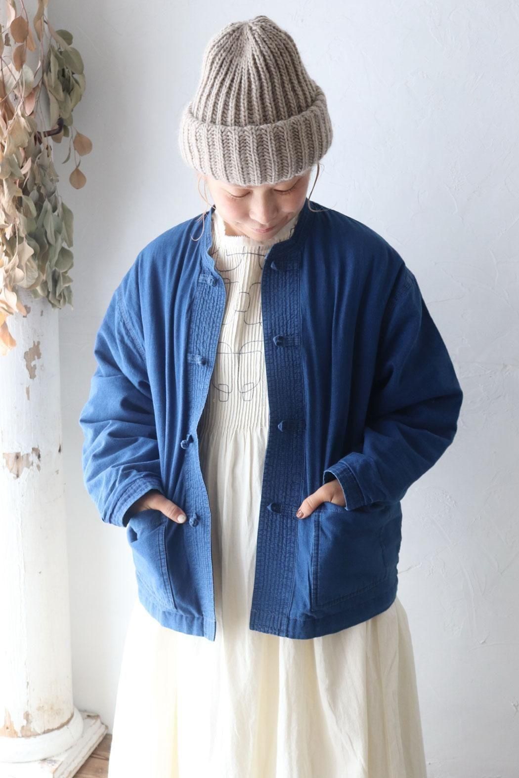 CLIP.TAB】IDGシャンブレー シノワ中綿キルトJK｜大人の個性を