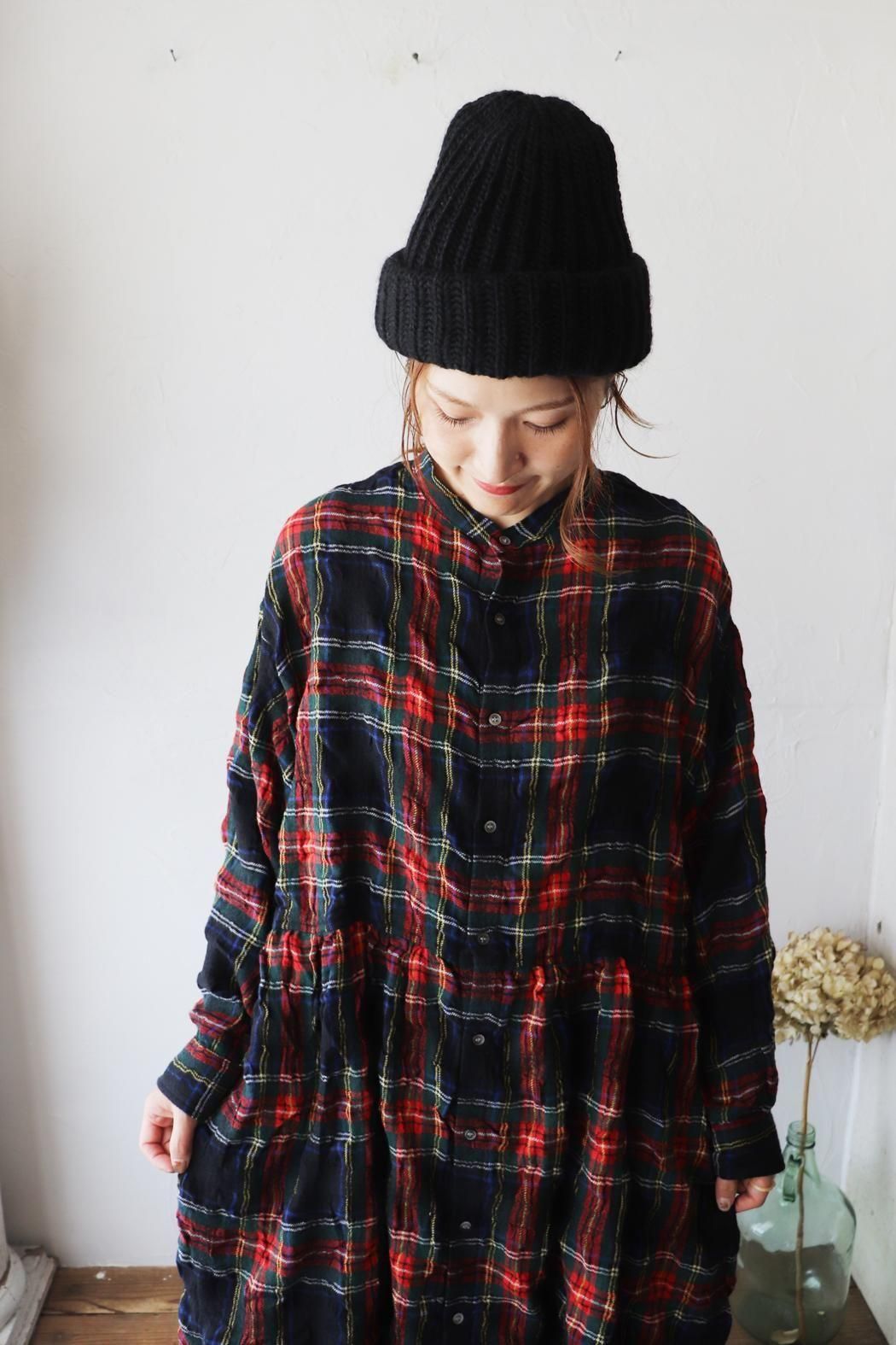 スコットランドチェック　ワンピース ichi Antiquite's】TARTAN CHECK DRESS | 秋冬に映えるタータン