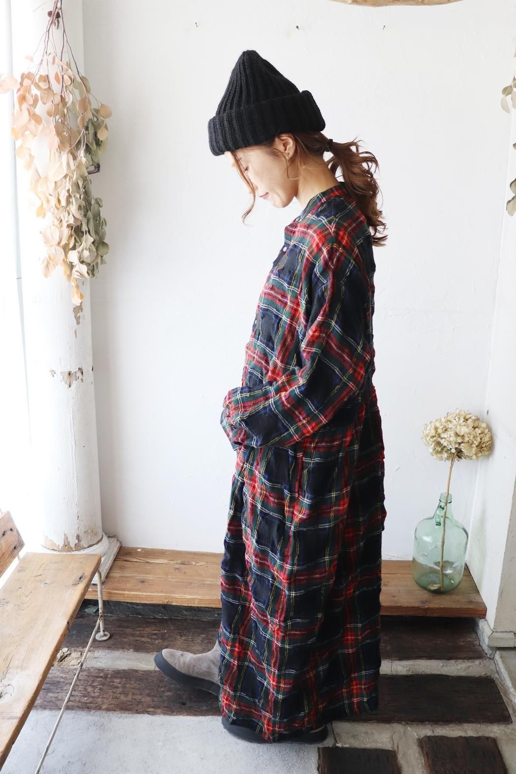 スコットランドチェック　ワンピース ichi Antiquite's】TARTAN CHECK DRESS | 秋冬に映えるタータン