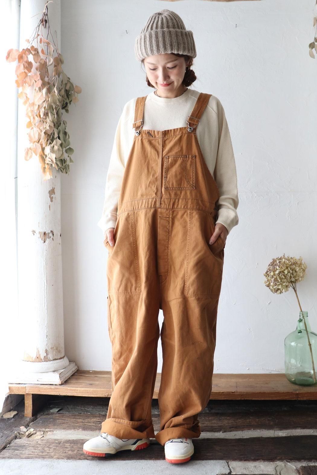 中古/chimala/チマラ/オーバーオール/S/オフホワイト chimala(チマラ)DUCK OVERALL | 秋めくカラーが魅力の