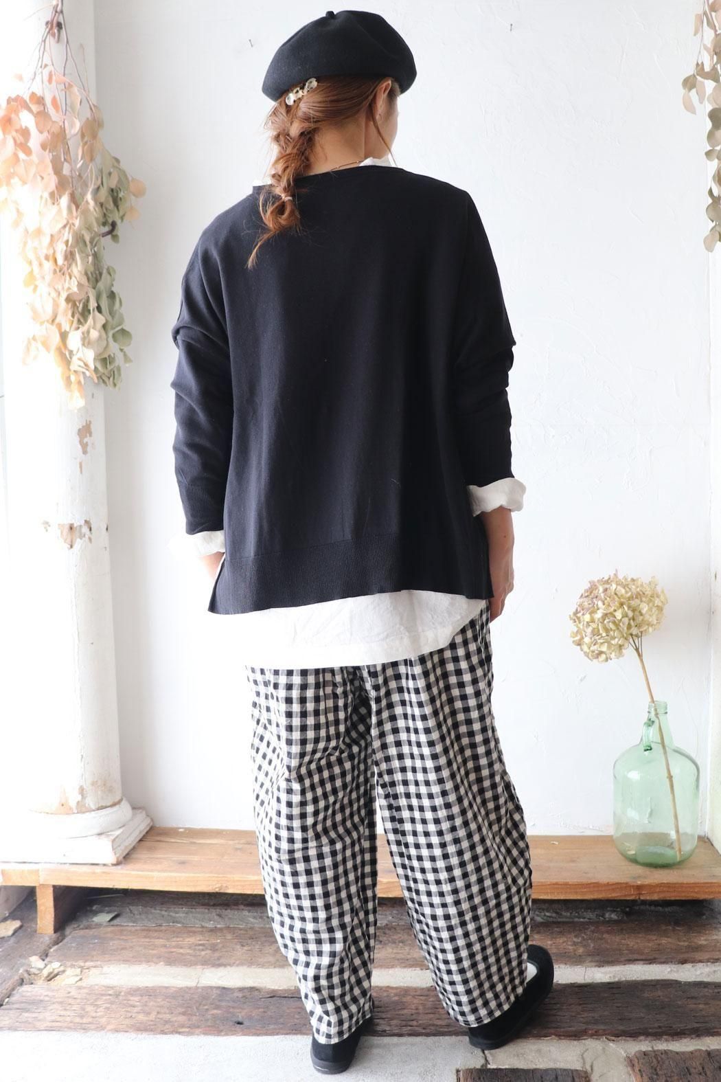 Gauze#(ガーゼ)ギンガムクリムトパンツ | 爽やかギンガム