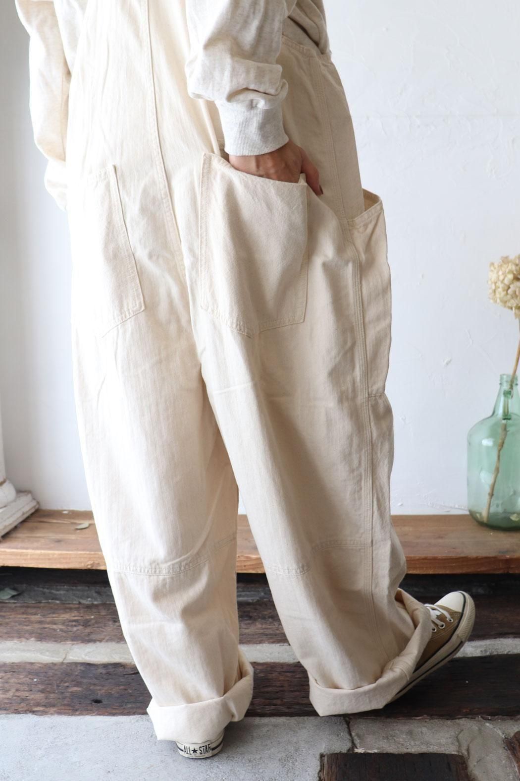 tumugu ツムグ ヴィンテージフレンチドリル サロペット です♡ tumugu ツムグ ヴィンテージフレンチドリル サロペット です♡