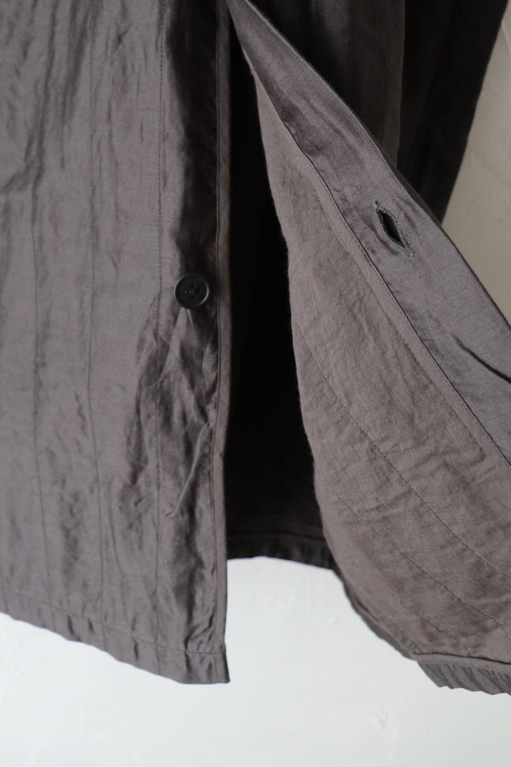 maison de soil｜メゾンドソイル】QUILTED COTTON/SILK RAFLAN COAT