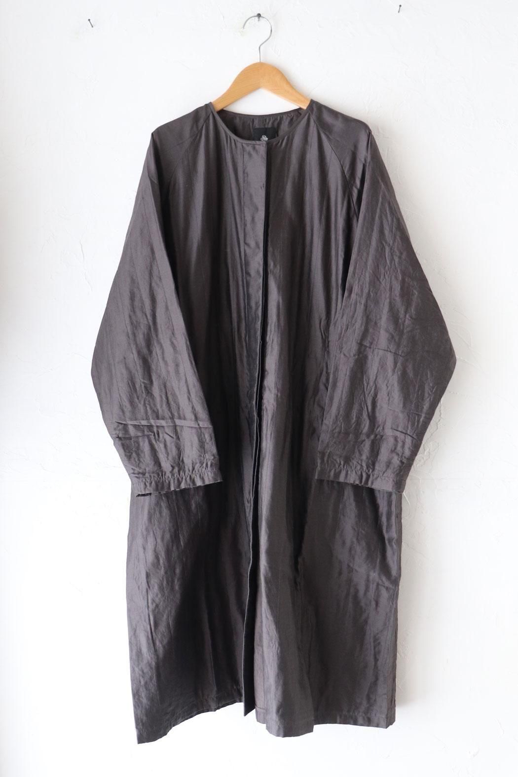 maison de soil｜メゾンドソイル】QUILTED COTTON/SILK RAFLAN