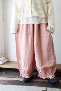 veritecoeurコットンヘンプパンツ生成り Veritecoeur (ヴェリテクール) コットンヘンプ パンツ（2color