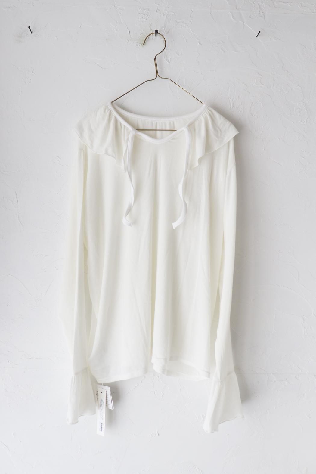 ichi】2WAY PULLOVER｜前後着用OK・大人かわいいレイヤードトップス