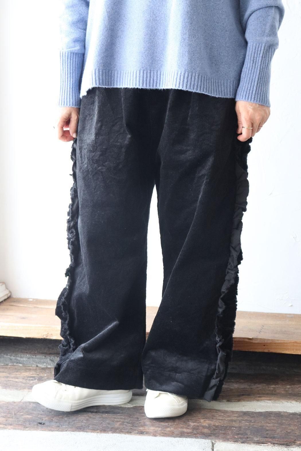 Gauze#(ガーゼ)コーデュロイビビアンパンツ | 秋冬仕様＊ビビアンパンツ