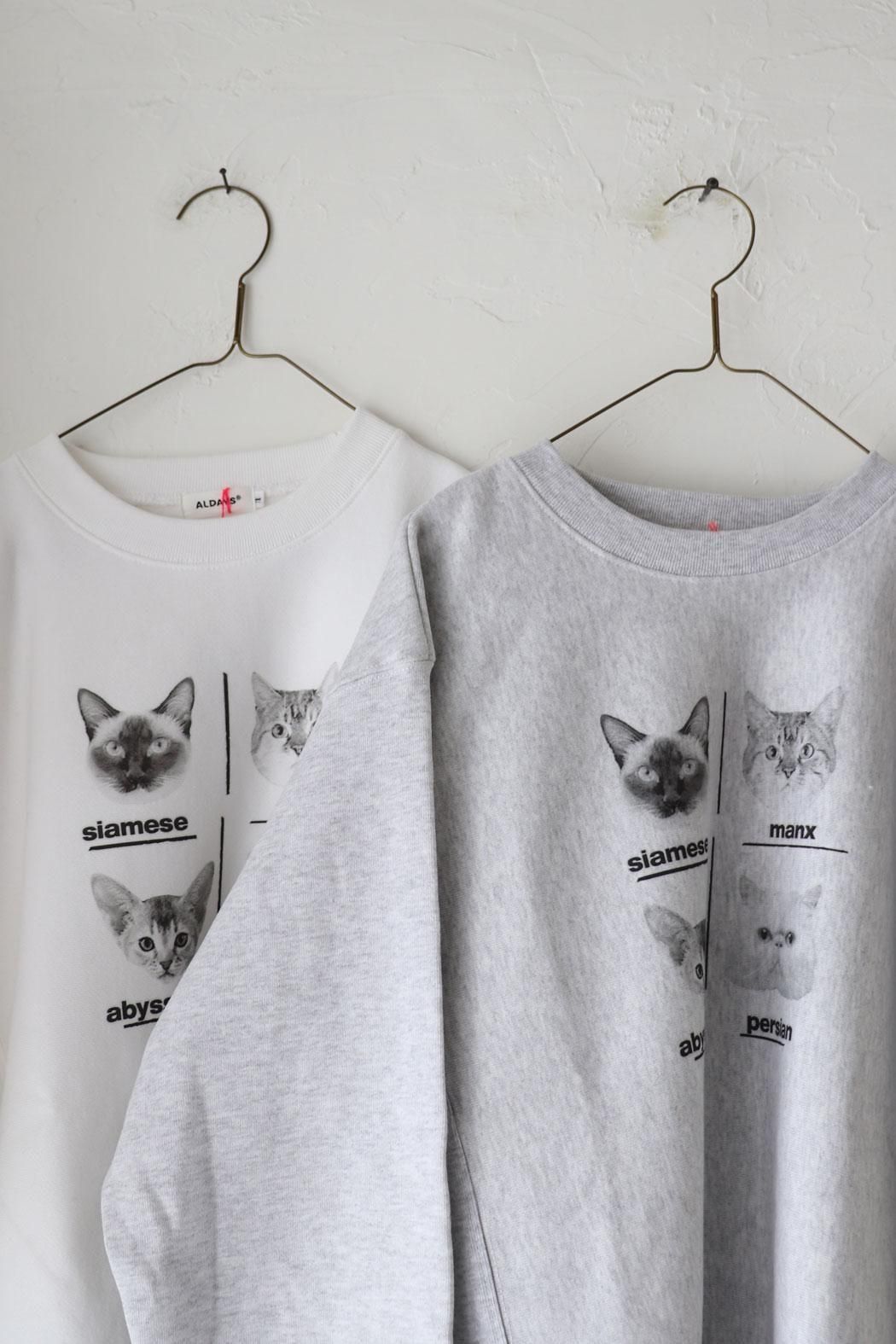 ALDAYS(オールデイズ)12oz Heavy Weight Crewneck Sweat「CATS