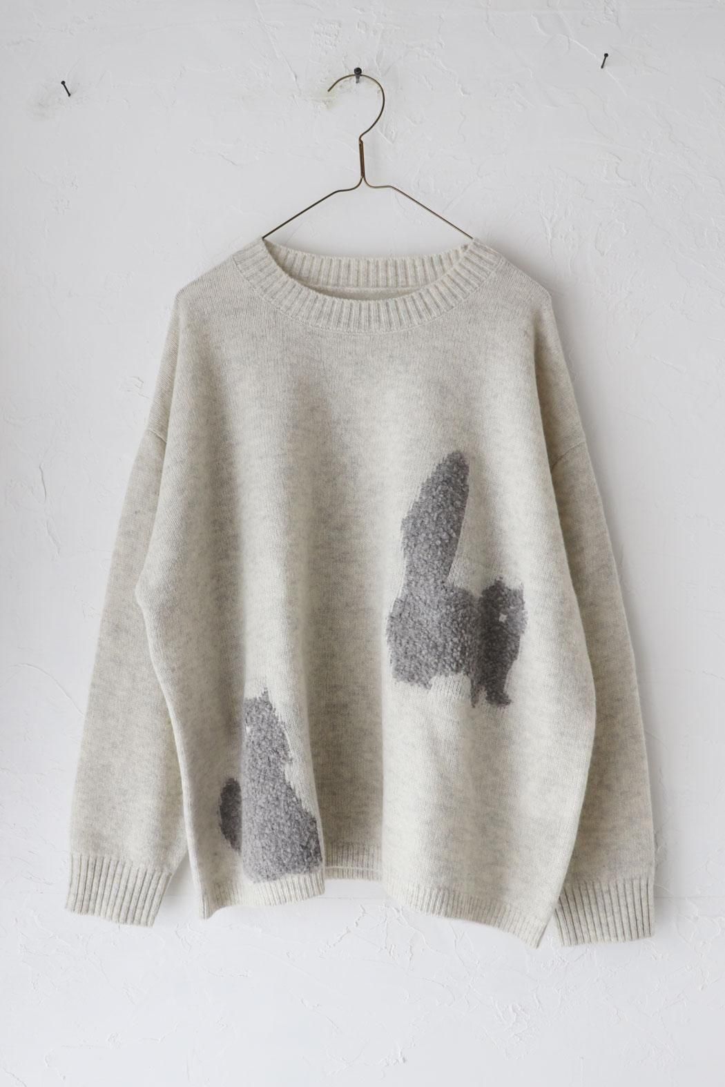 grin】neko ジャガードPO｜可愛いネコモチーフのニットPO