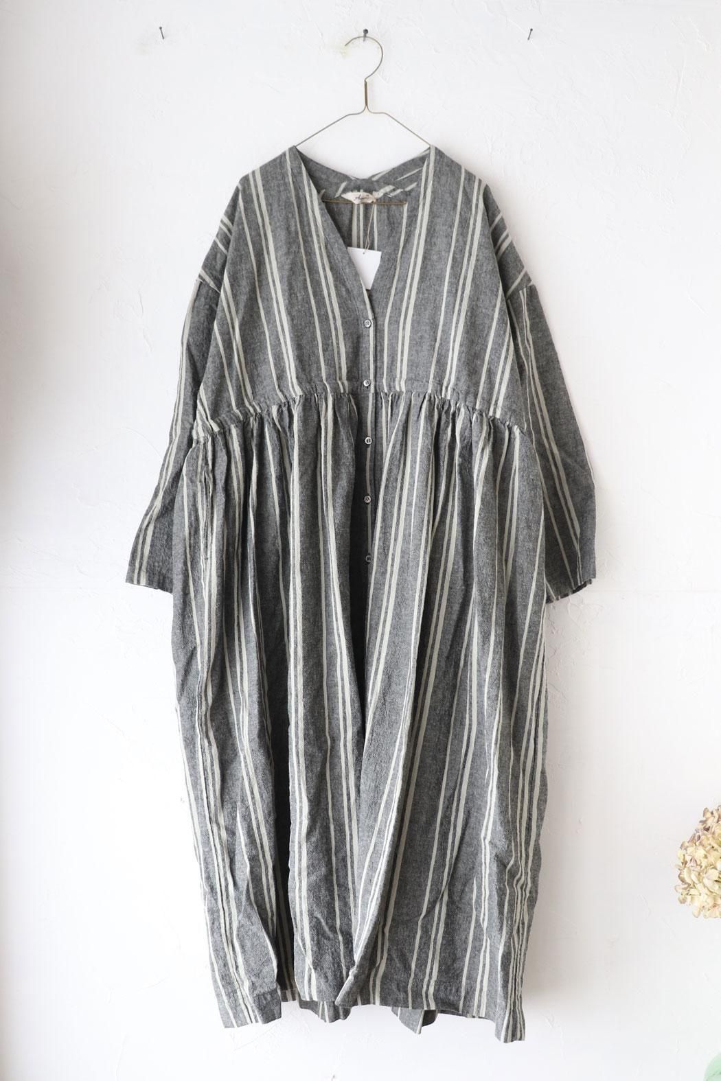 ichi Antiquite's】RANDOM STRIPE DRESS | 大人っぽい落ち着いた