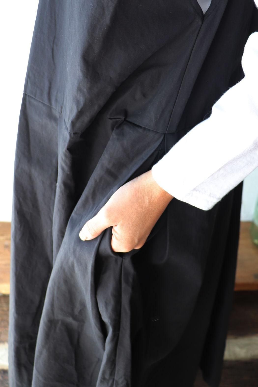 Gauze#(ガーゼ)ボックスタックノースリーブワンピース | 上品な2way