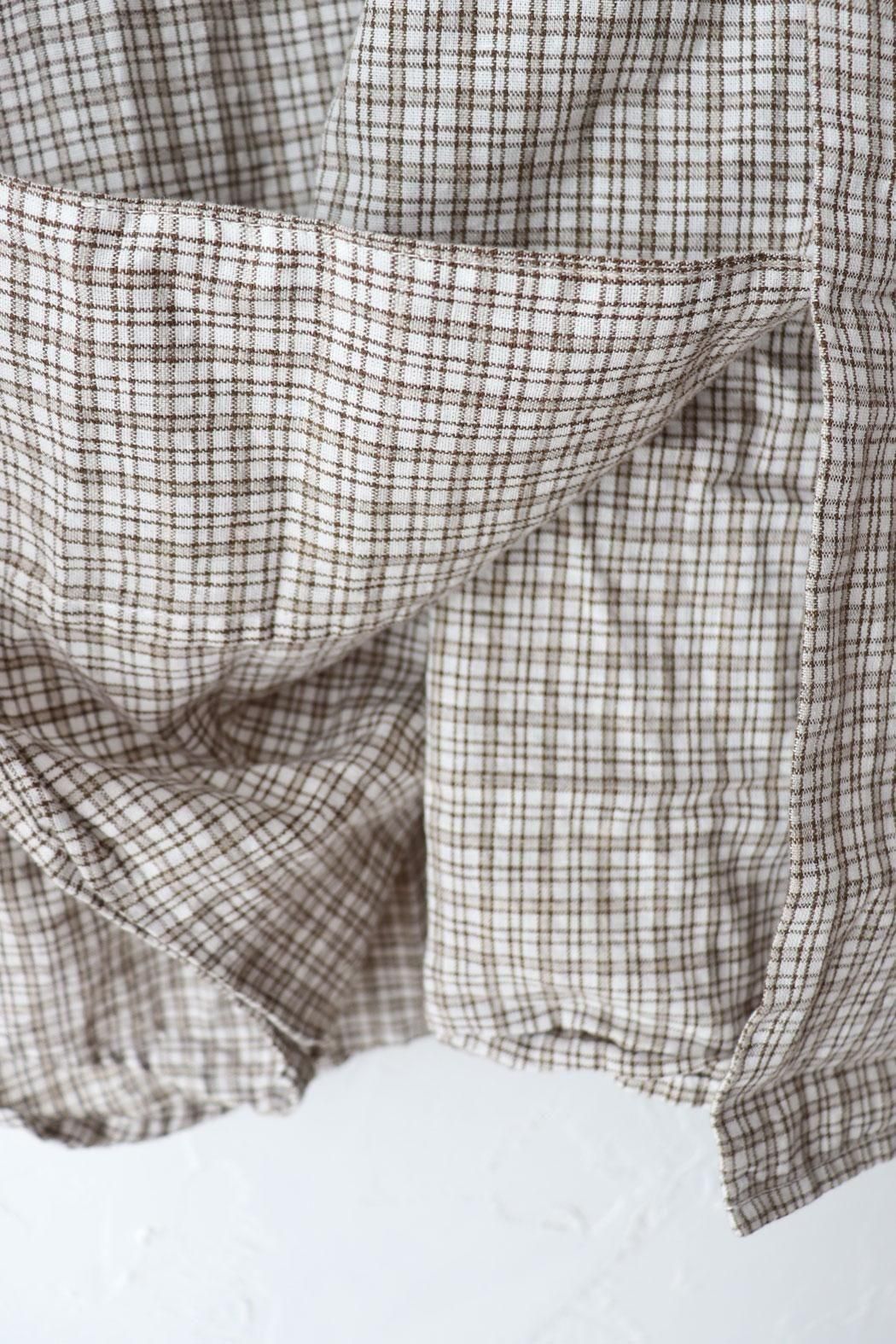 AtelierGG☆新品未使用 ヴィンテージチェック ユニセックス）ヴィンテージチェックシャツ | ファッション通販サイト NUGU