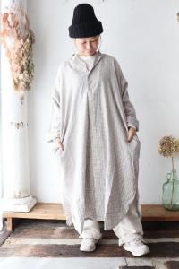 【未使用】ヴェリテクール ブラウス　ネストローブ　pot and tea マガリ シャツ・ブラウス - sucre はVeritecoeur,alacrity,a+koloni,tumugu