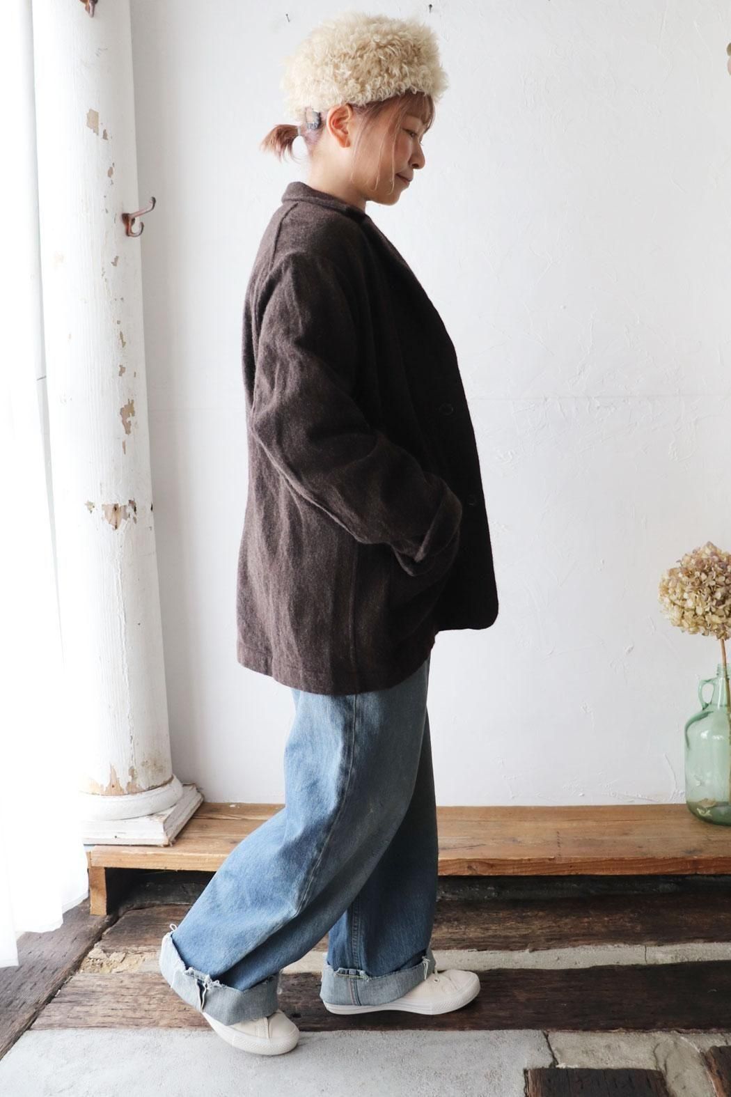 ジャケット・アウター Veritecoeur Veritecoeur】VC-2797 ウールテーラードジャケット｜ドロップ